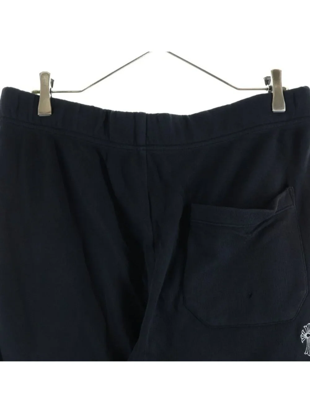 Chrome Hearts Sweatpants CH Cross Vertical Logo Black Pants
